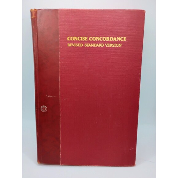 Vintage Concise Concordance Revised Standard Version 1959 Holy Bible Reference - Picture 1 of 11